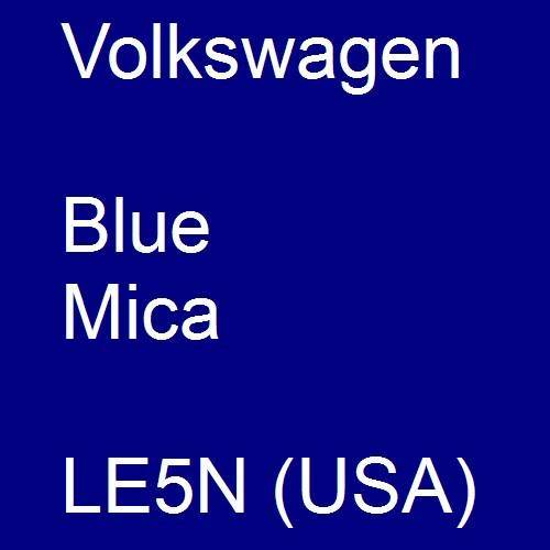 Volkswagen, Blue Mica, LE5N (USA).